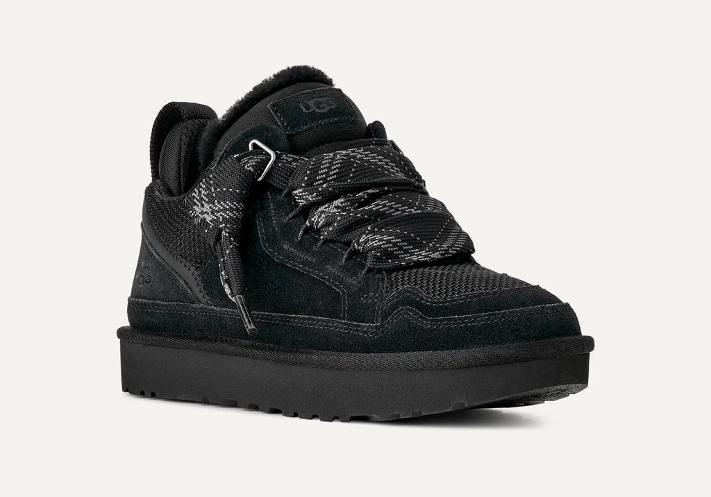 UGG Lowmel Noir- Sneakers Fourrées Casual Tendance