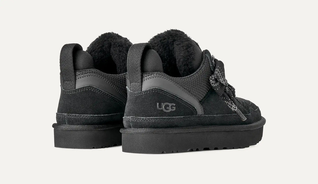 UGG Lowmel Noir- Sneakers Fourrées Casual Tendance