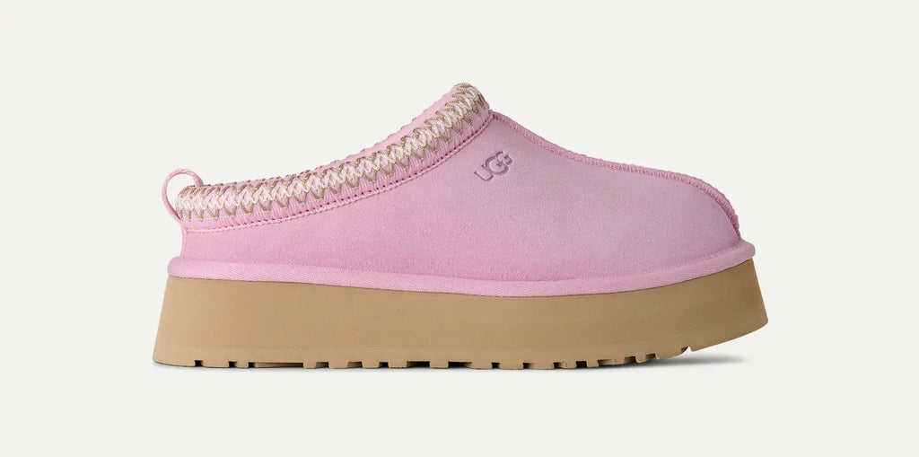 UGG Tazz Rose Poudré - Pantoufles Douces Femme