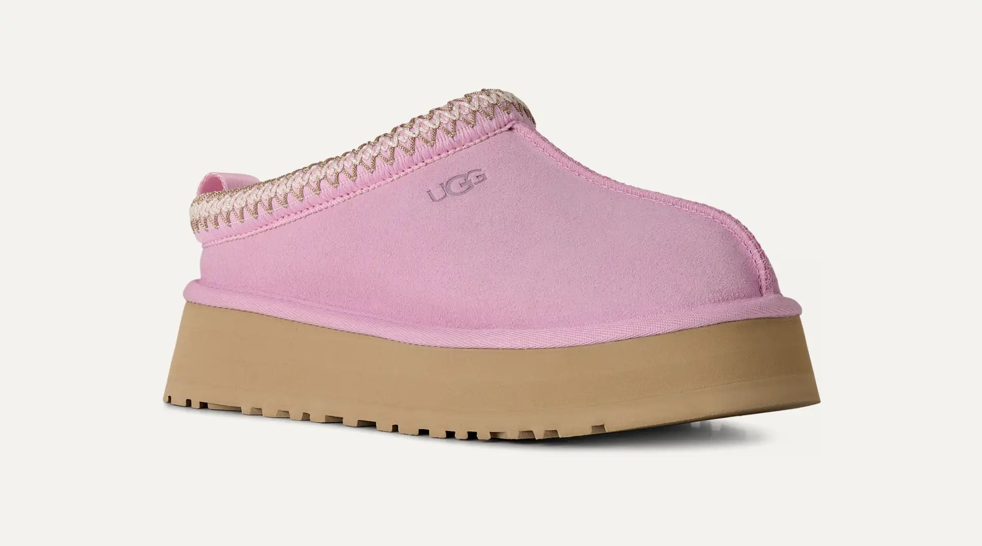 UGG Tazz Rose Poudré - Pantoufles Douces Femme