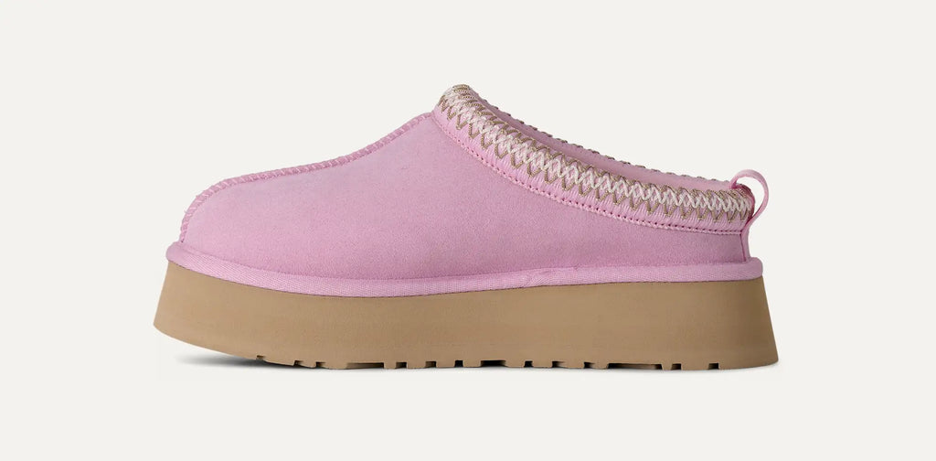 UGG Tazz Rose Poudré - Pantoufles Douces Femme