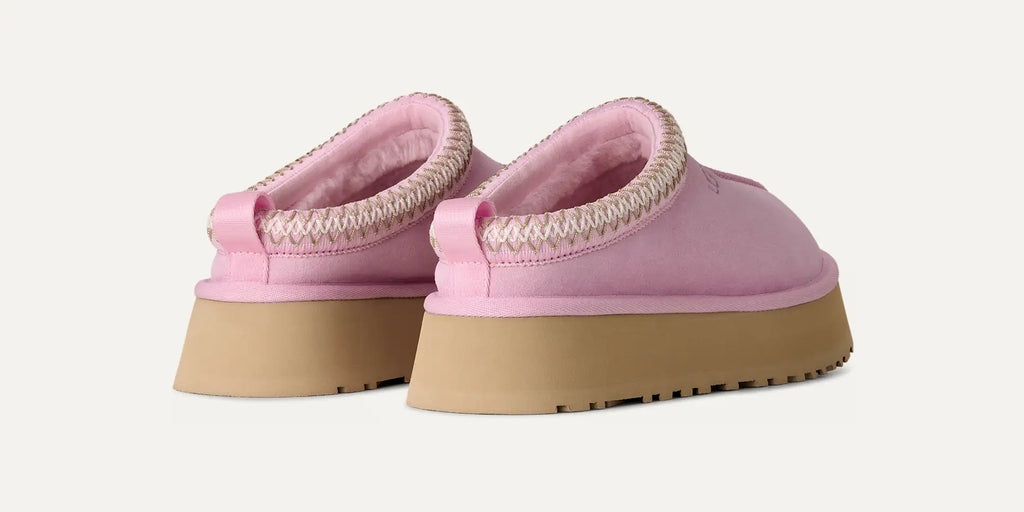 UGG Tazz Rose Poudré - Pantoufles Douces Femme